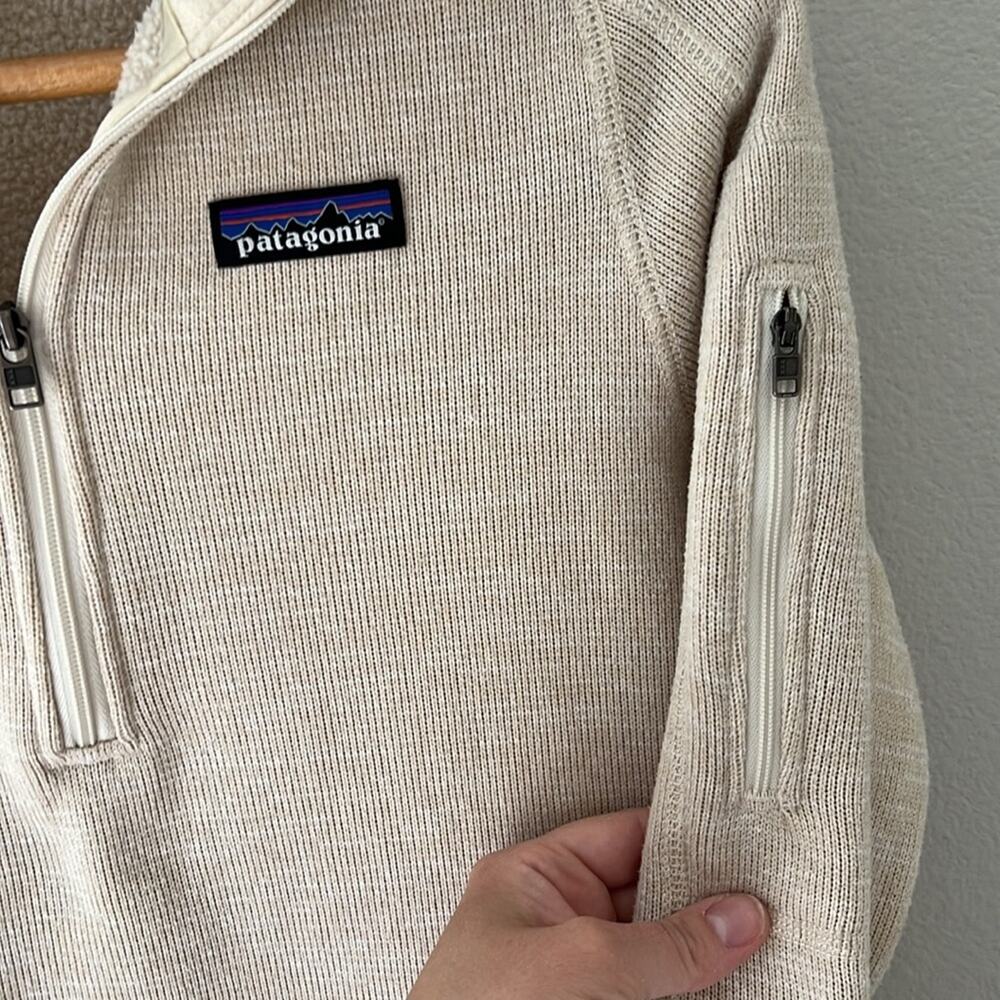 Patagonia Cream Quarter-Zip Jacket - Picture 4 of 7
