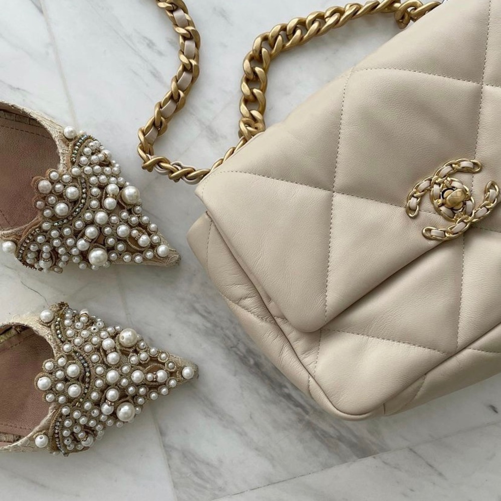 Elegant Pearl Embellished Heels