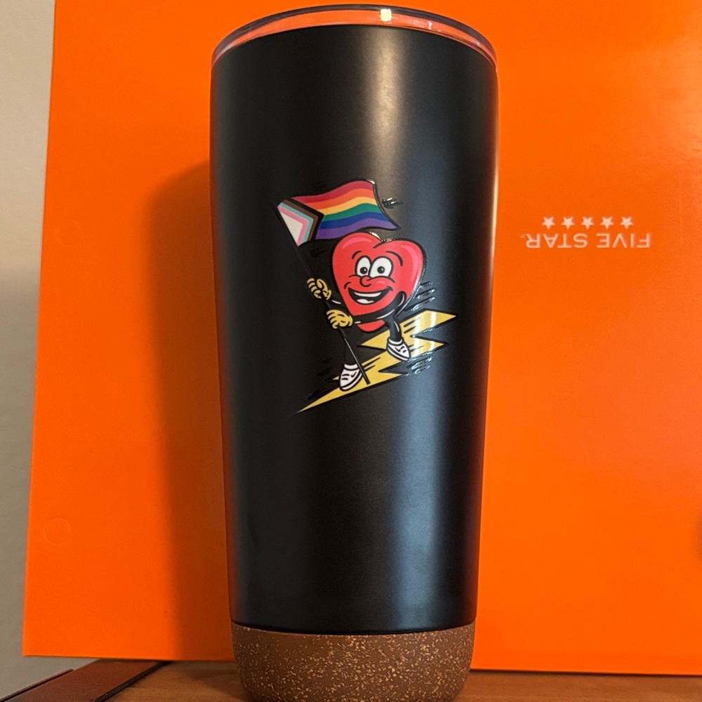 Nike Pride Black Tumbler with Iconic Logos