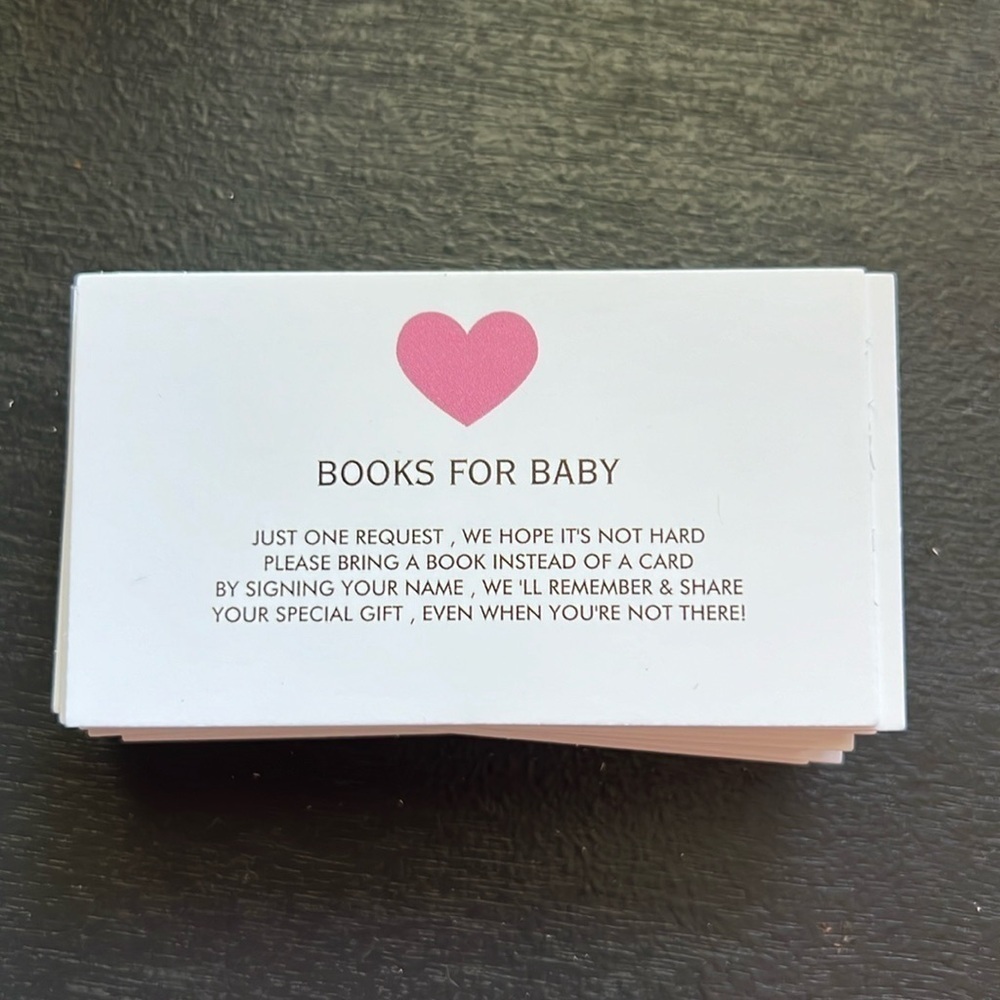 Books for baby cards