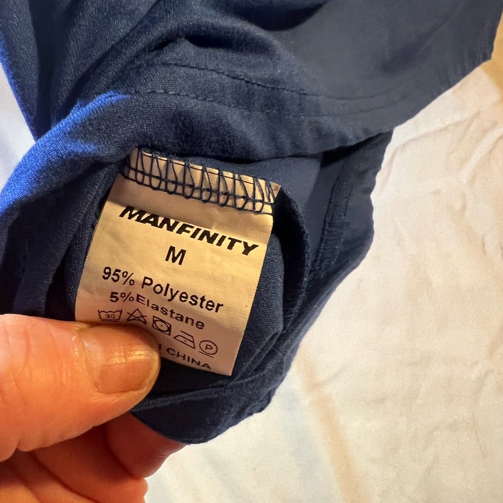 NFINITY Deep Blue Polyester Shirt - Picture 2 of 3