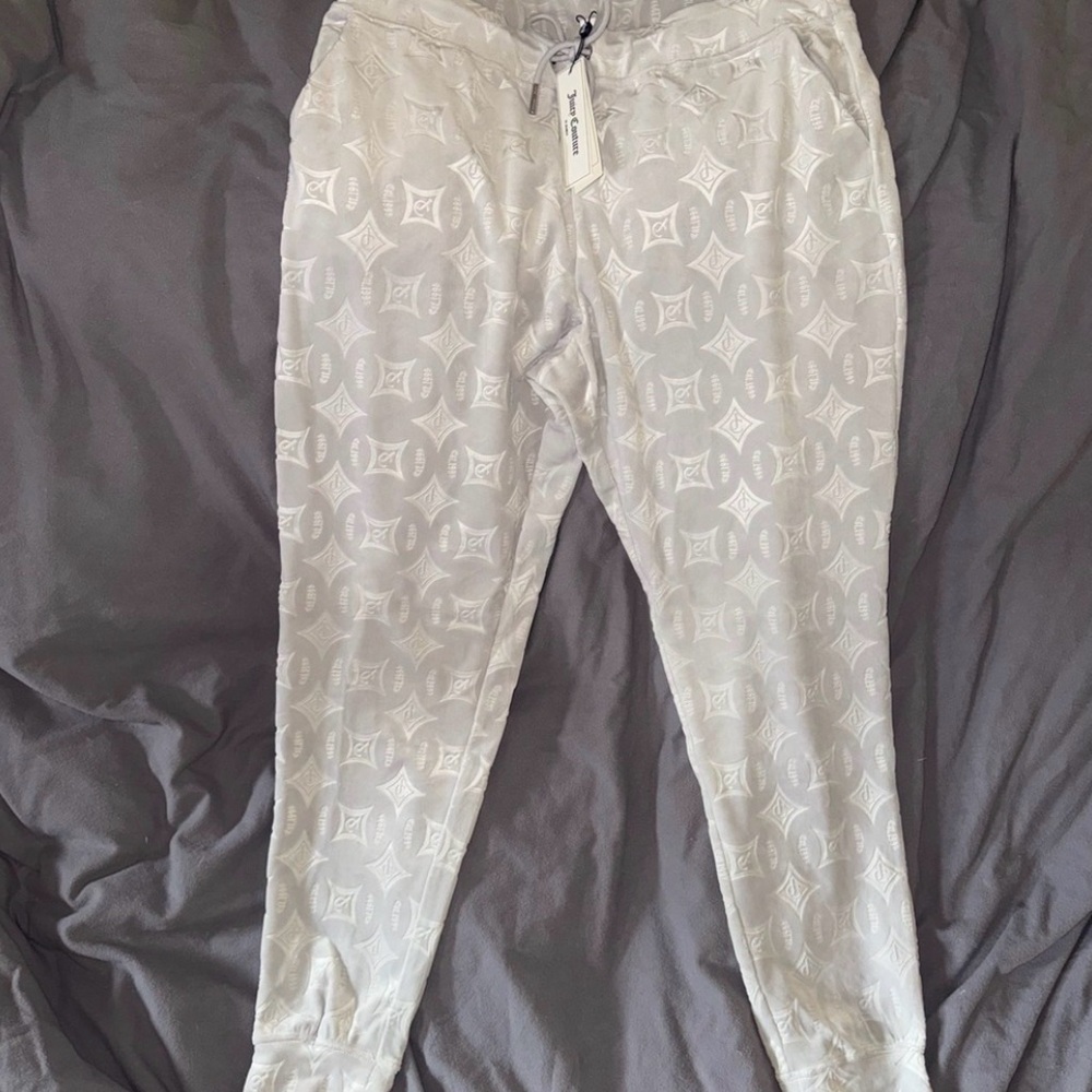 Juicy Couture Gray Patterned Joggers