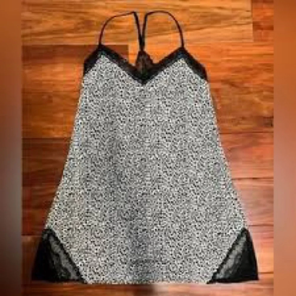 ** Victoria’s Secret ** Modal Leopard lace slip - Medium - NWT - Picture 1 of 10