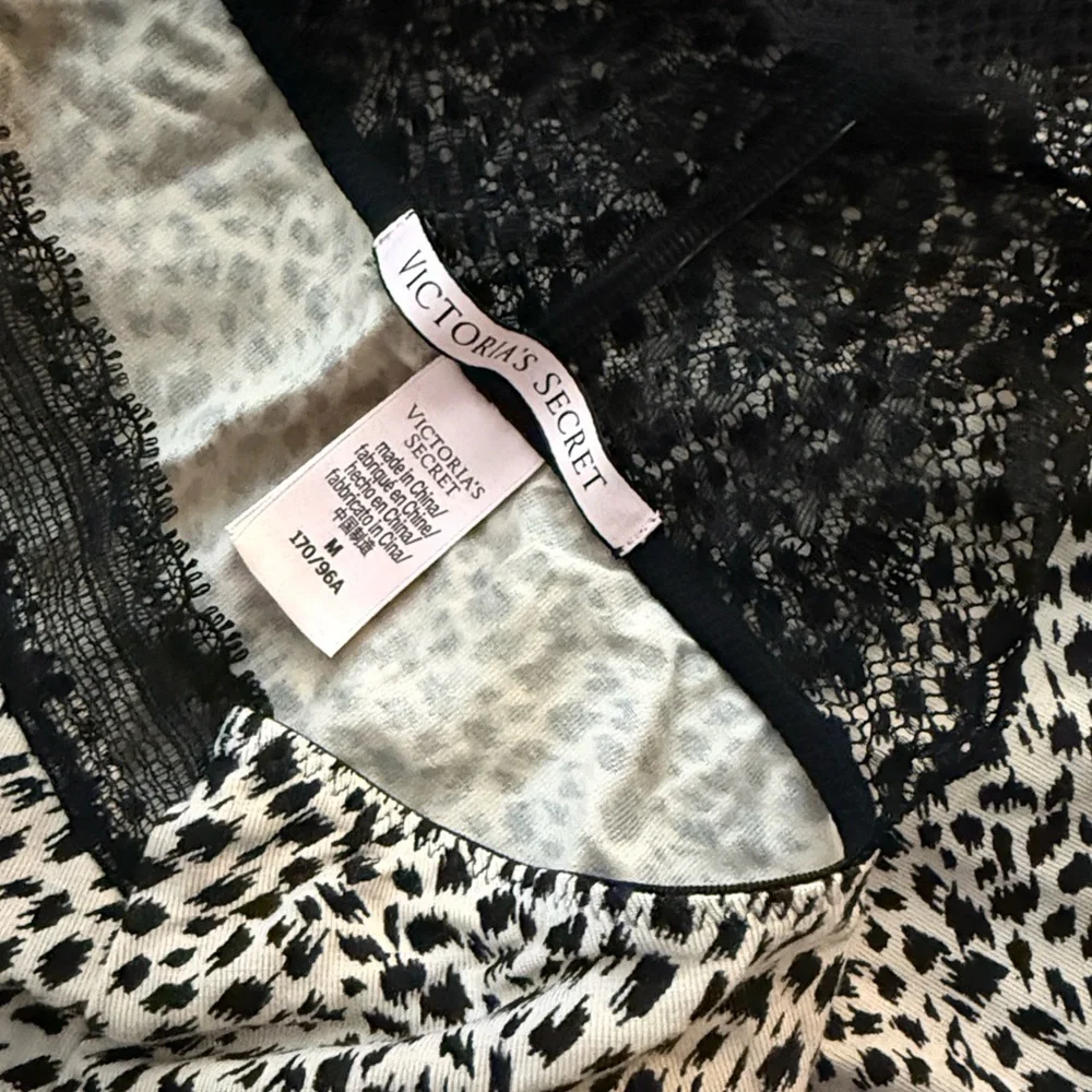** Victoria’s Secret ** Modal Leopard lace slip - Medium - NWT - Picture 9 of 10