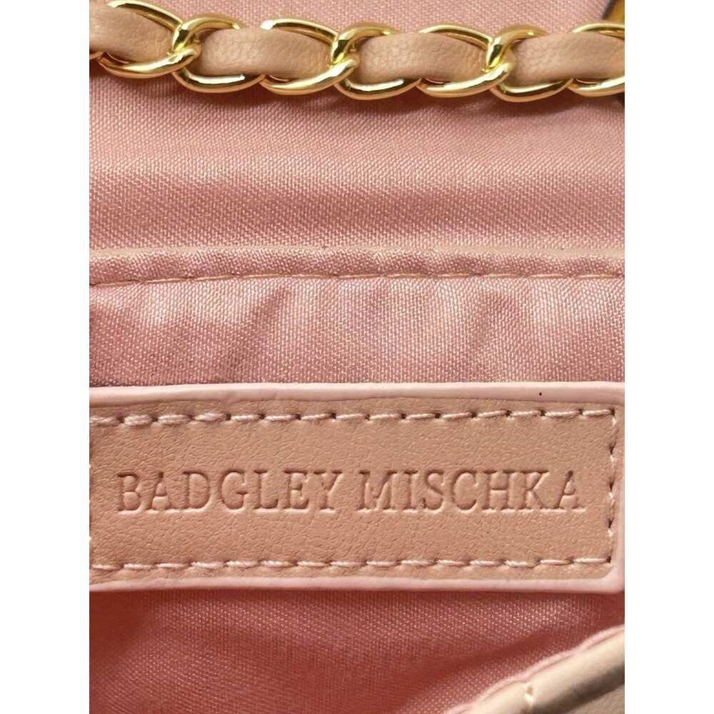 Badgley Mischka Vegan‎ Leather Pink Mini Purse - Picture 4 of 8
