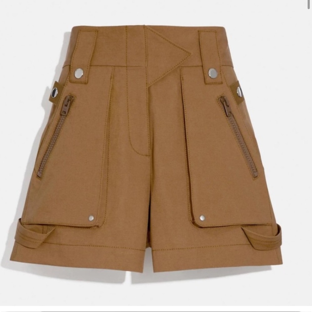 Coach Tan Women's Cargo Shorts