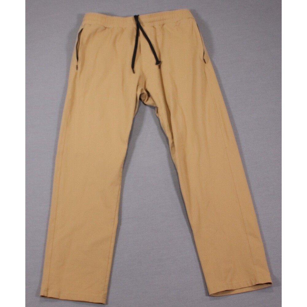 Public Rec Pants Mens 36x32 Tan Tech All Day Every Day Stretch Zipper Pockets