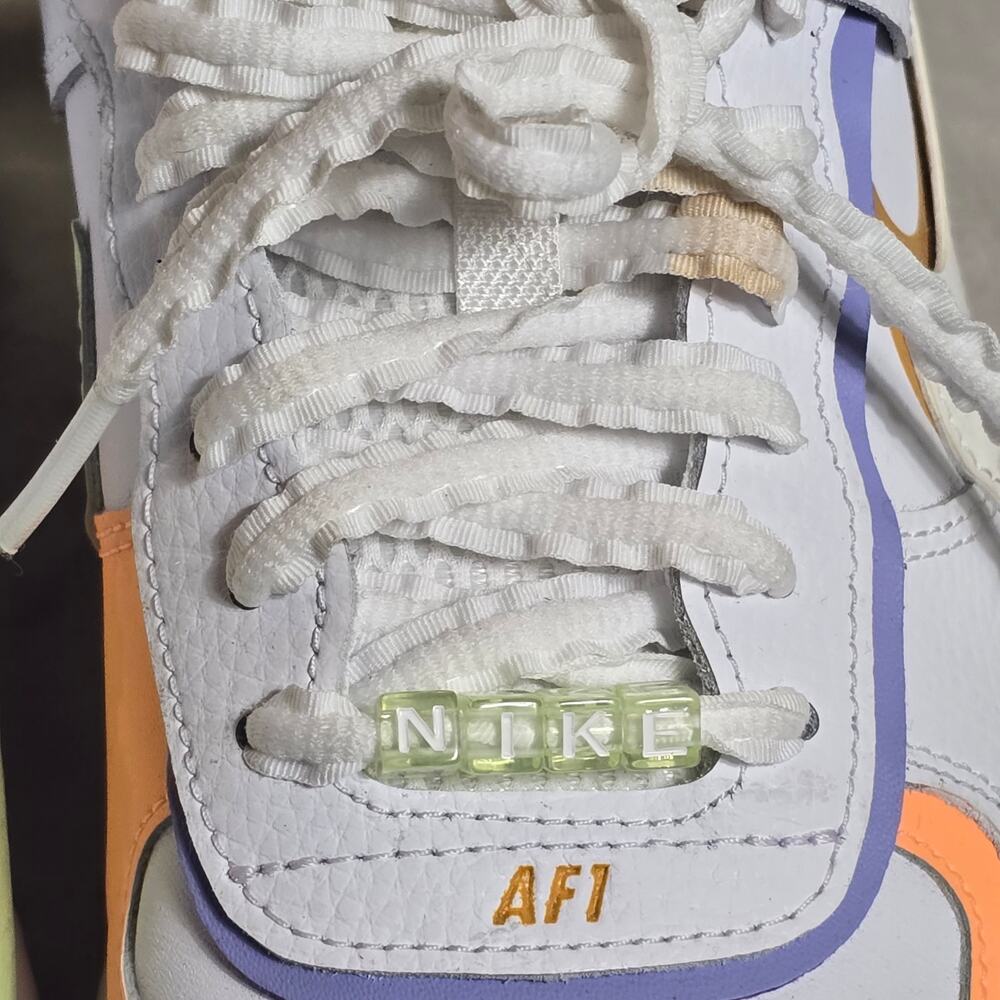 NIKE AIR FORCE 1 SHADOW CASUAL SHOES MULTI-COLOR/WHITE - Picture 8 of 10