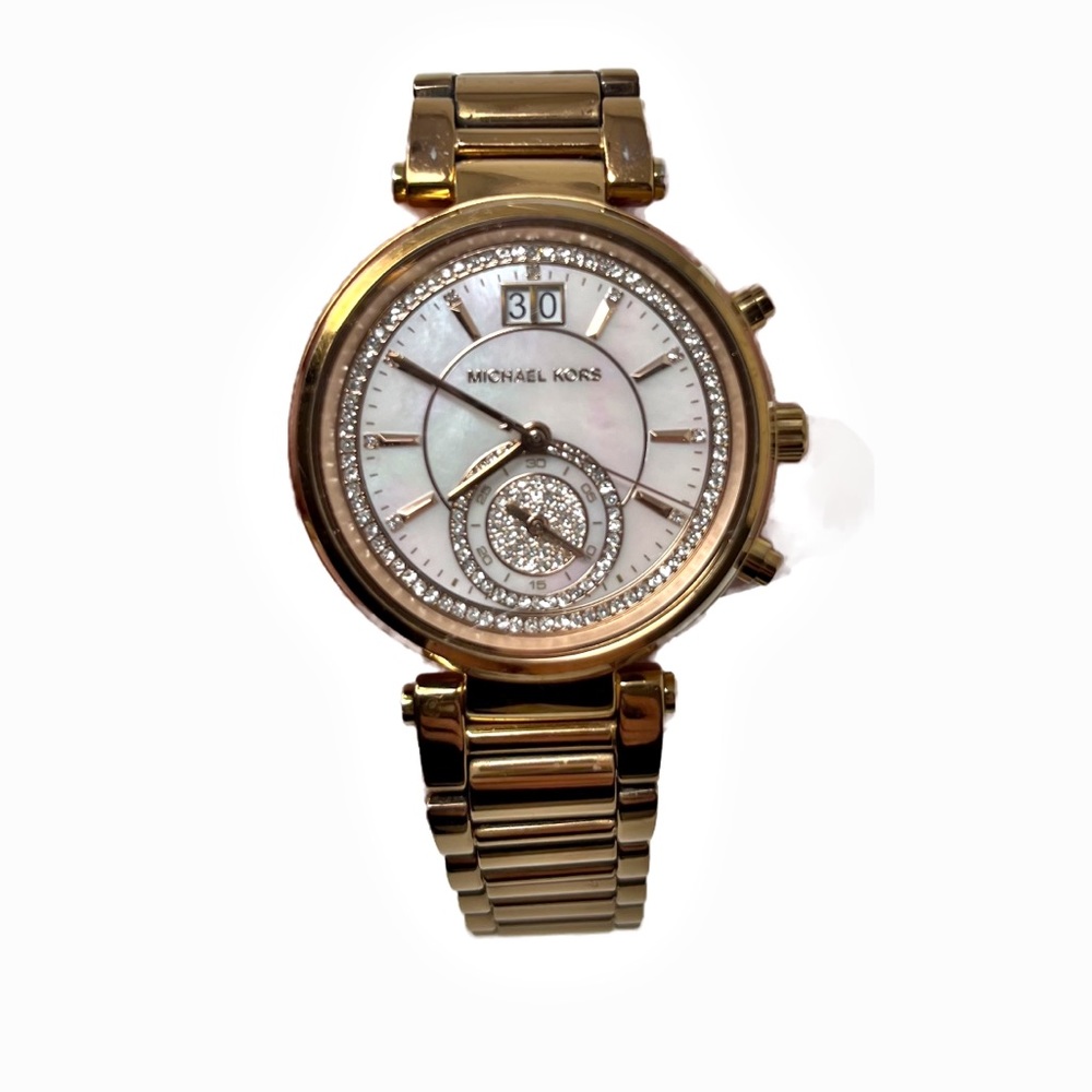 MICHAEL KORS ROSE GOLD CHAIN WATCH