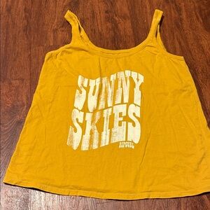 Rip Curl Sunny Skies Mustard Tank