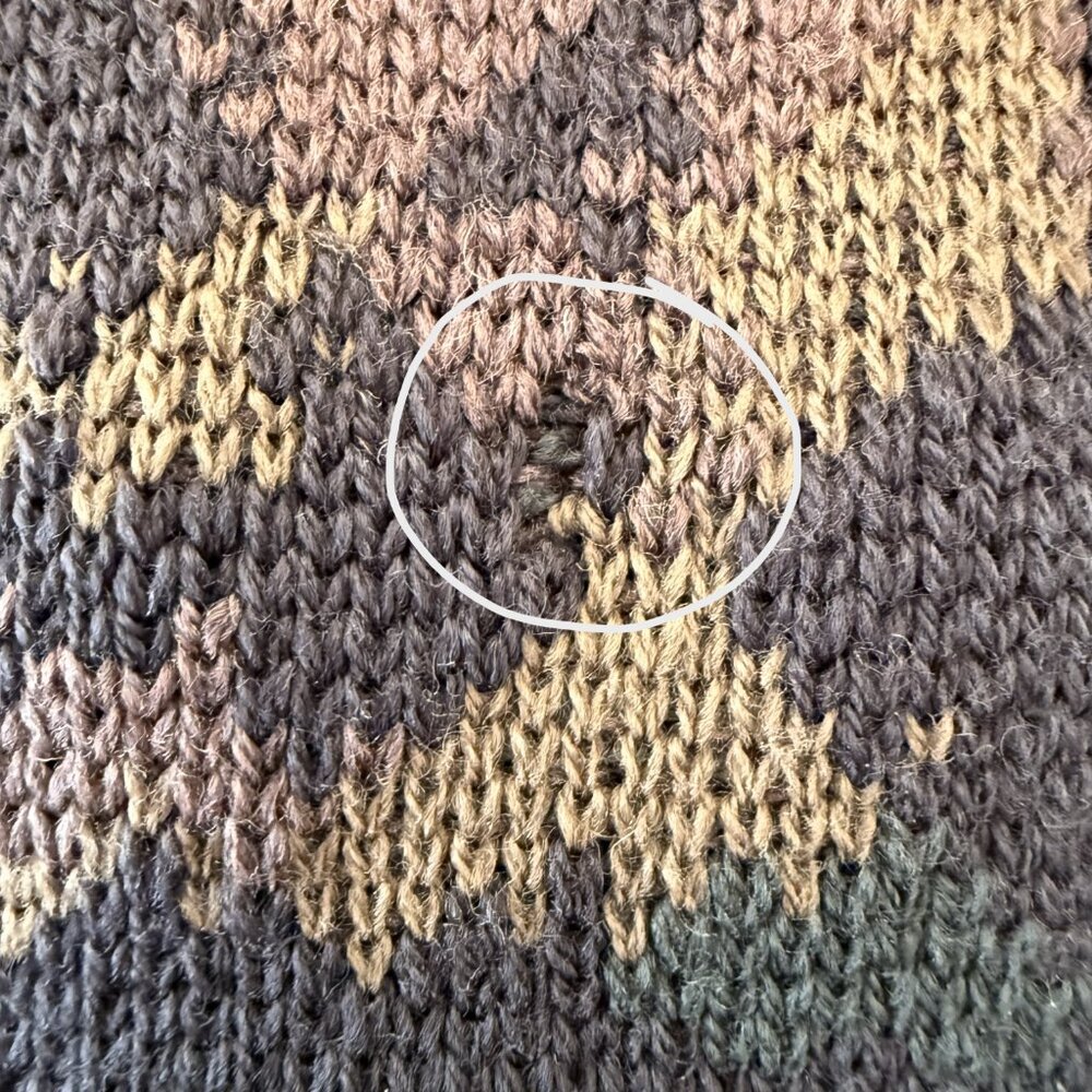 Coach Camo Wool Sweater - Picture 7 of 7