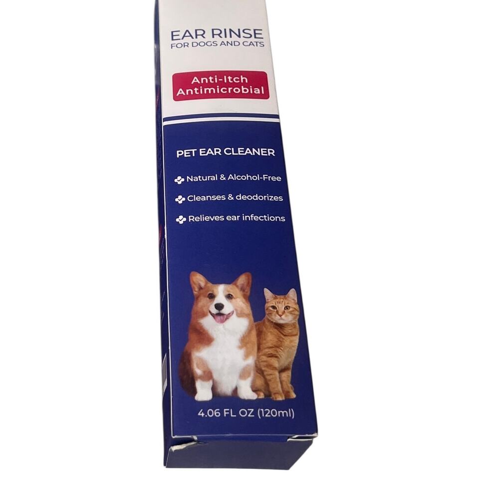 Wellix Ear Rinse for Dogs and Cats 4.06 Fl oz