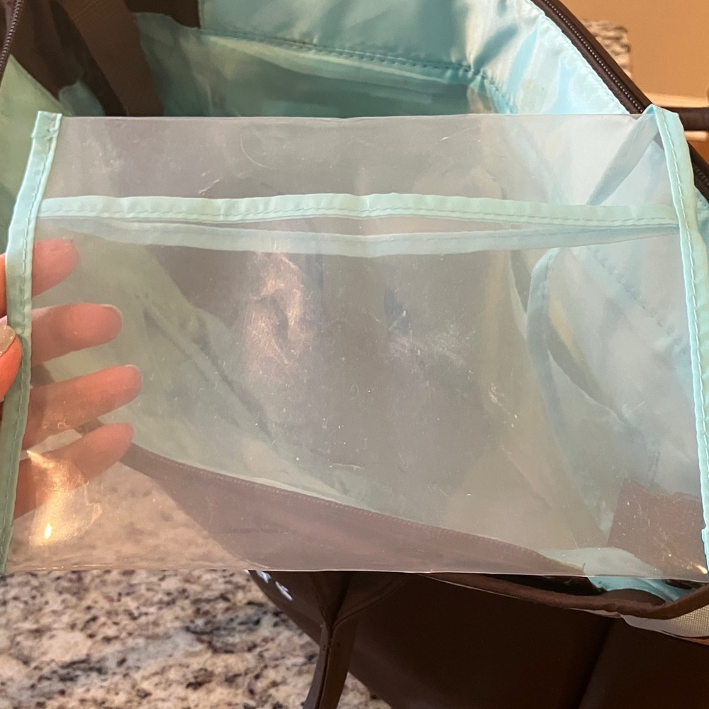 Carters Grandma Diaper Bag Tote New No Tags Changing Pad and Clear Bag Included - Picture 14 of 17