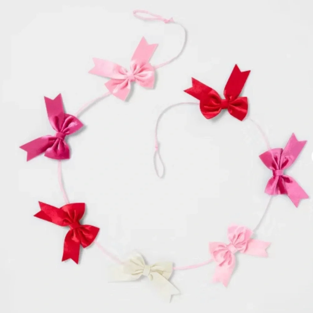Target l Valentine's Day Bow Garland - Spritz™ - Picture 1 of 4