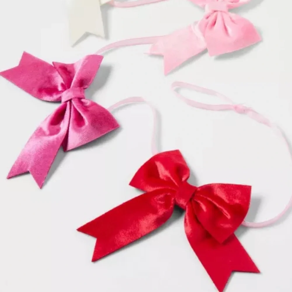Target l Valentine's Day Bow Garland - Spritz™ - Picture 3 of 4