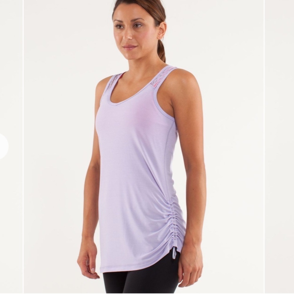 Lululemon Tie And Fly Tank Lilac - Picture 11 of 16