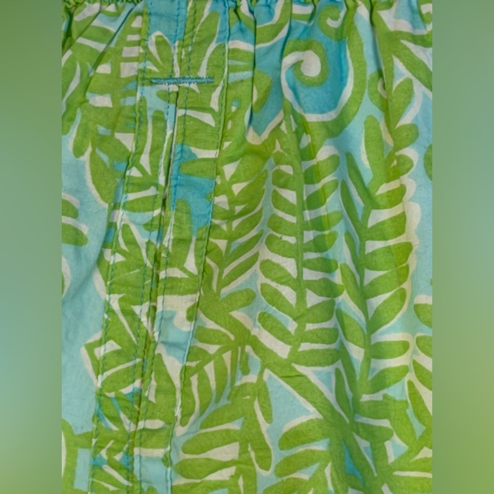 Lilly Pulitzer Skirt Size Small Tropical Print Elastic Waist Pockets - Picture 3 of 10