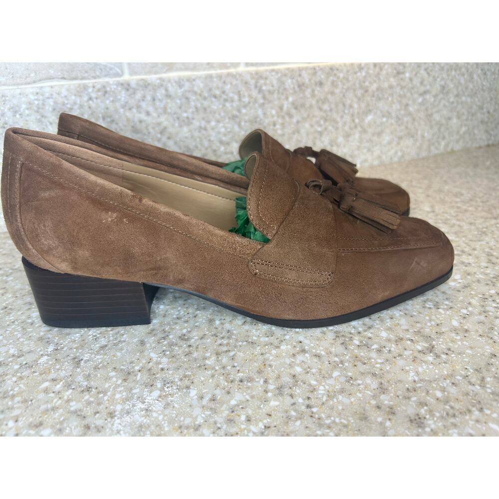 Easy Spirit Suede Brown Loafer Size 8