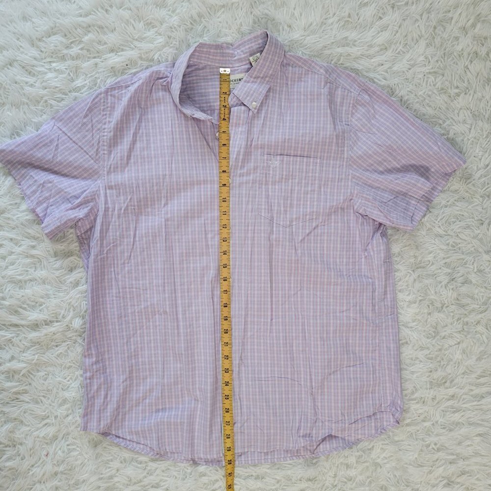 Dockers Check Short Sleeve Button Down Men's Shirt - Size XL - Picture 4 of 7