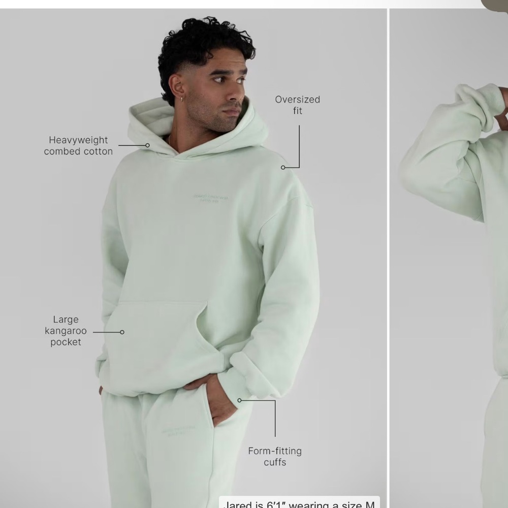 Comfrt Mint Pastel Hoodie Sweatshirt