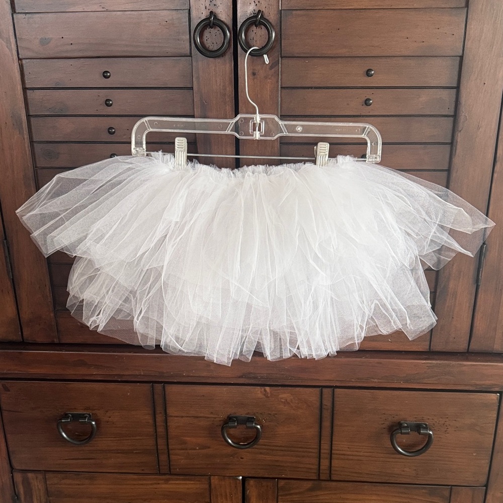 White Tulle Tutu by capezio - child L