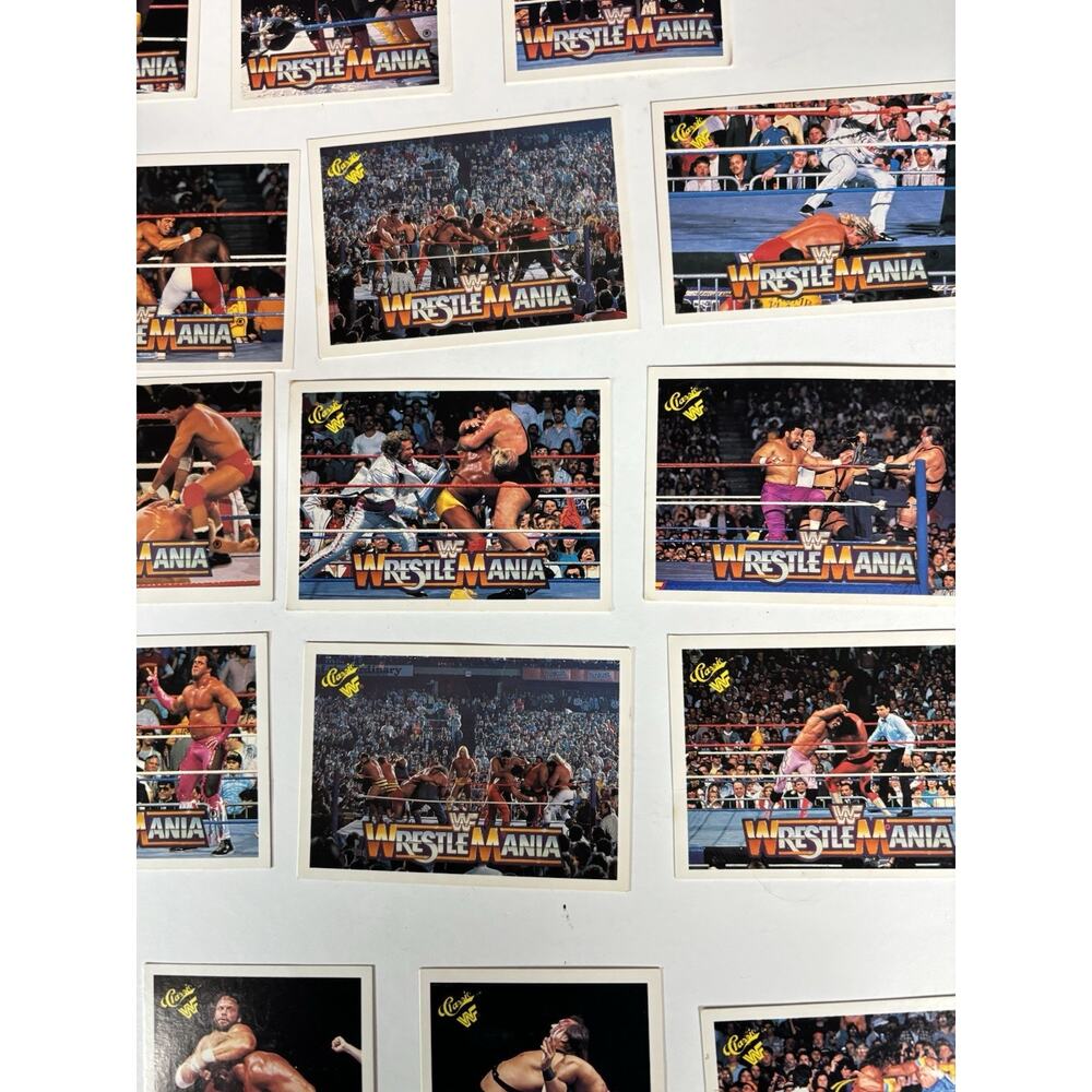 Donald Trump Ringside WWF Lot 19 Cards 1990 Classic WrestleMania Hulk And Andre - Picture 4 of 14