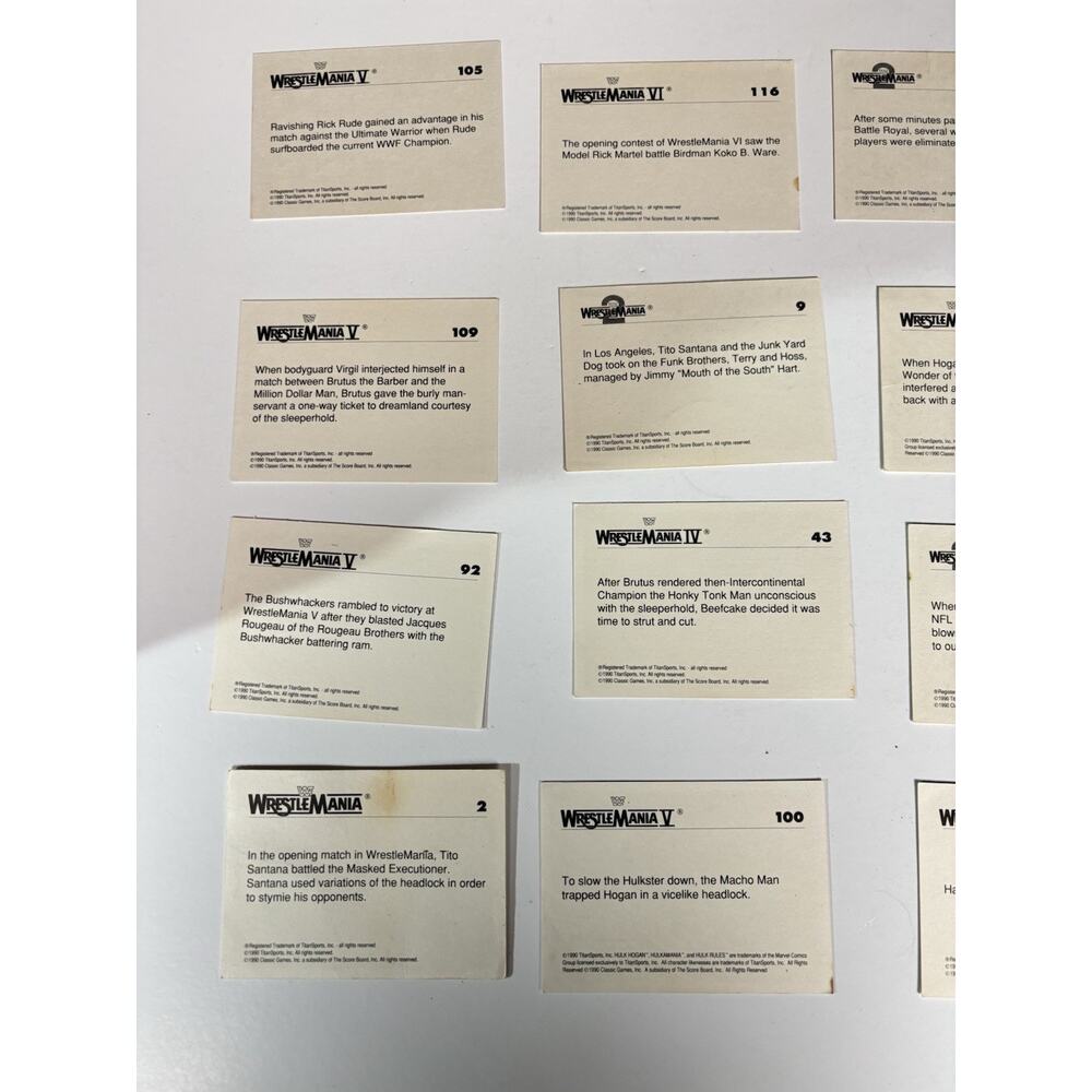 Donald Trump Ringside WWF Lot 19 Cards 1990 Classic WrestleMania Hulk And Andre - Picture 11 of 14