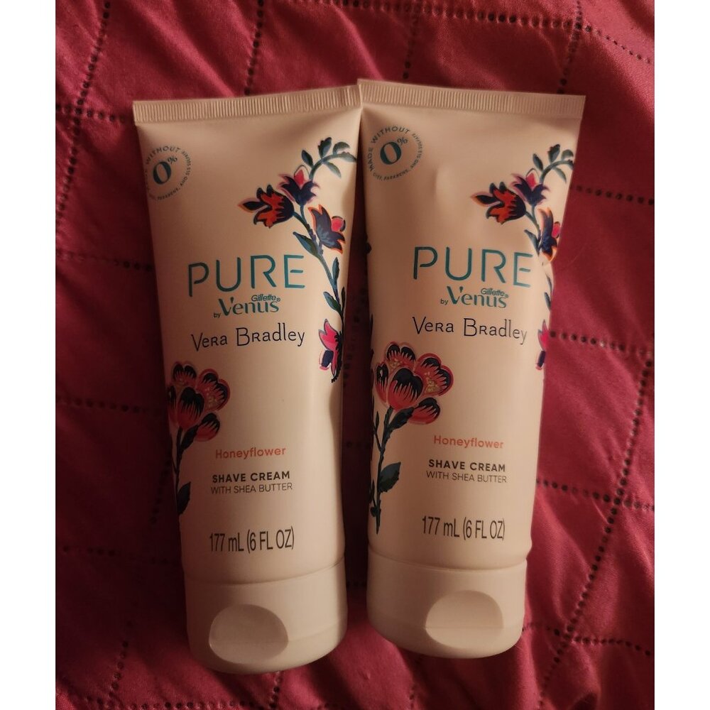 Vera Bradley Pure Shaving Cream By Venus Lot NWT