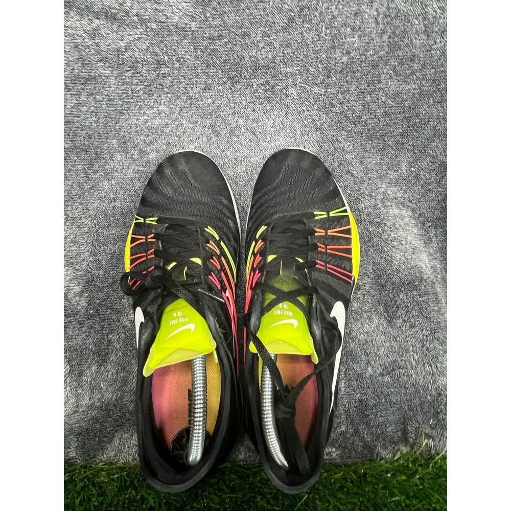 Nike Free TR 6 Women’s Training Shoes Black Neon | Size US 9 - Picture 5 of 8
