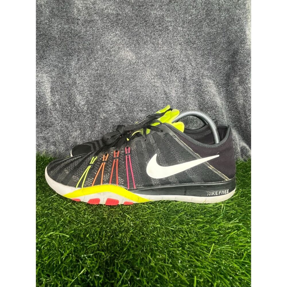 Nike Free TR 6 Women’s Training Shoes Black Neon | Size US 9
