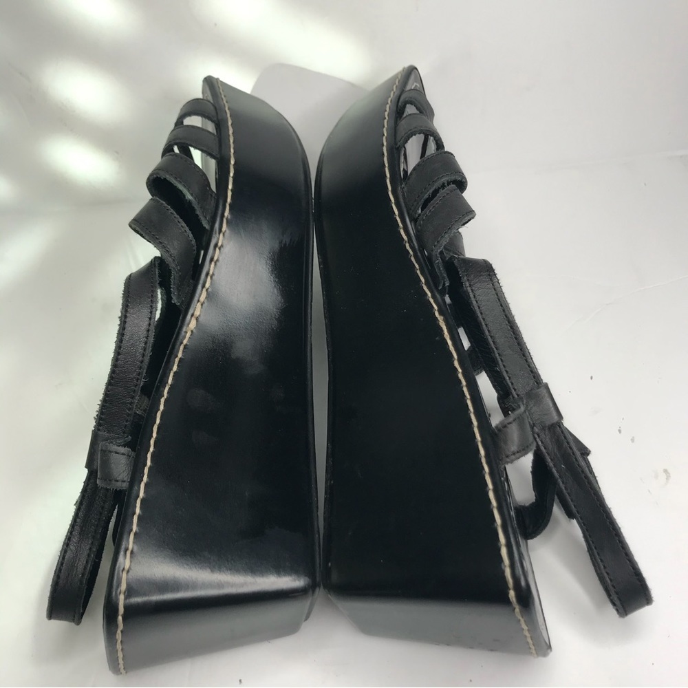 Donald J Pliner Black Saby Platform Sandals - Picture 5 of 11