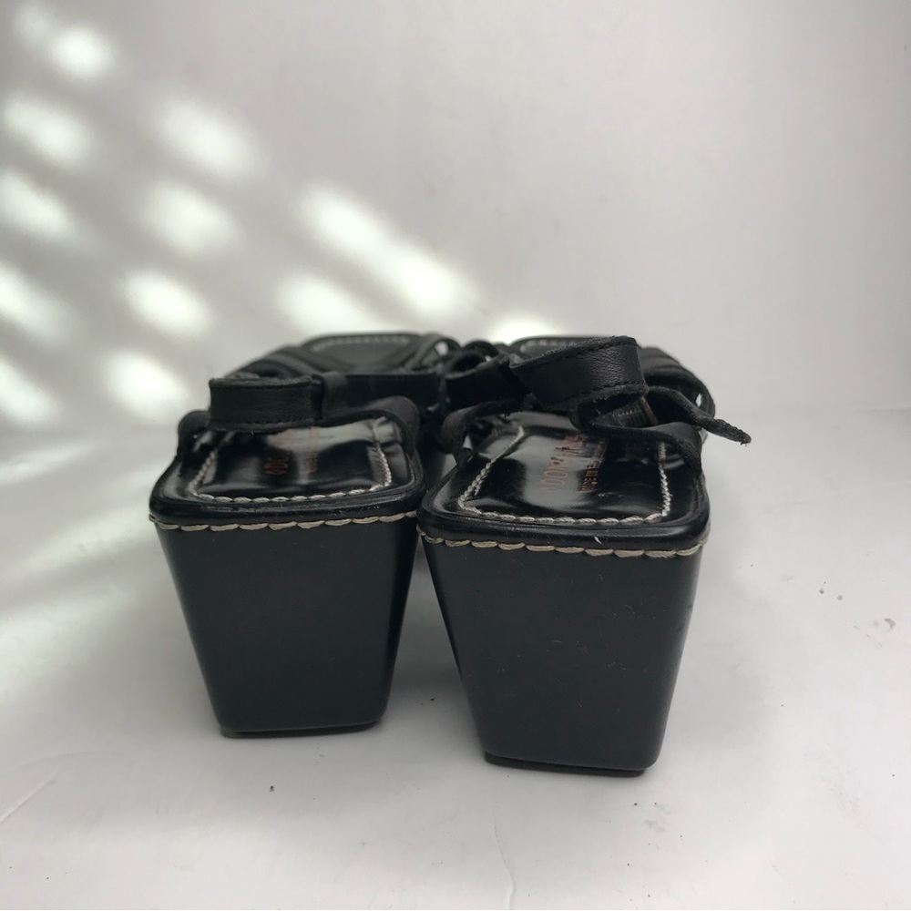 Donald J Pliner Black Saby Platform Sandals - Picture 9 of 11