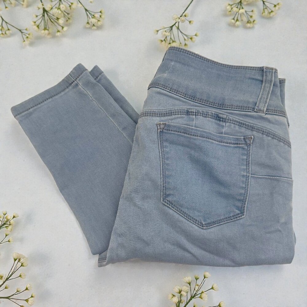 Wax Jean Light Wash Skinny Jeans | Stretch Denim | “Butt, I Love You!” | Size 13