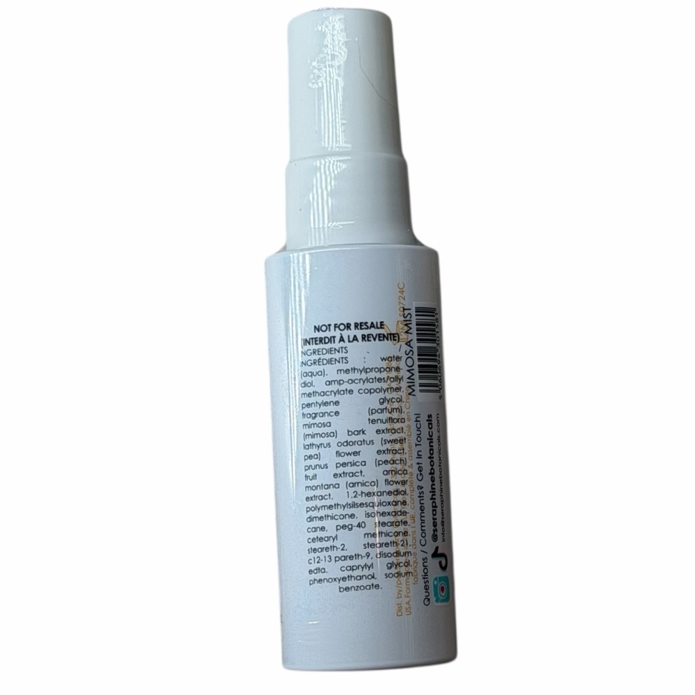 Seraphine Botanicals Mimosa Mist - Glass Skin Setting Spray - Picture 7 of 10