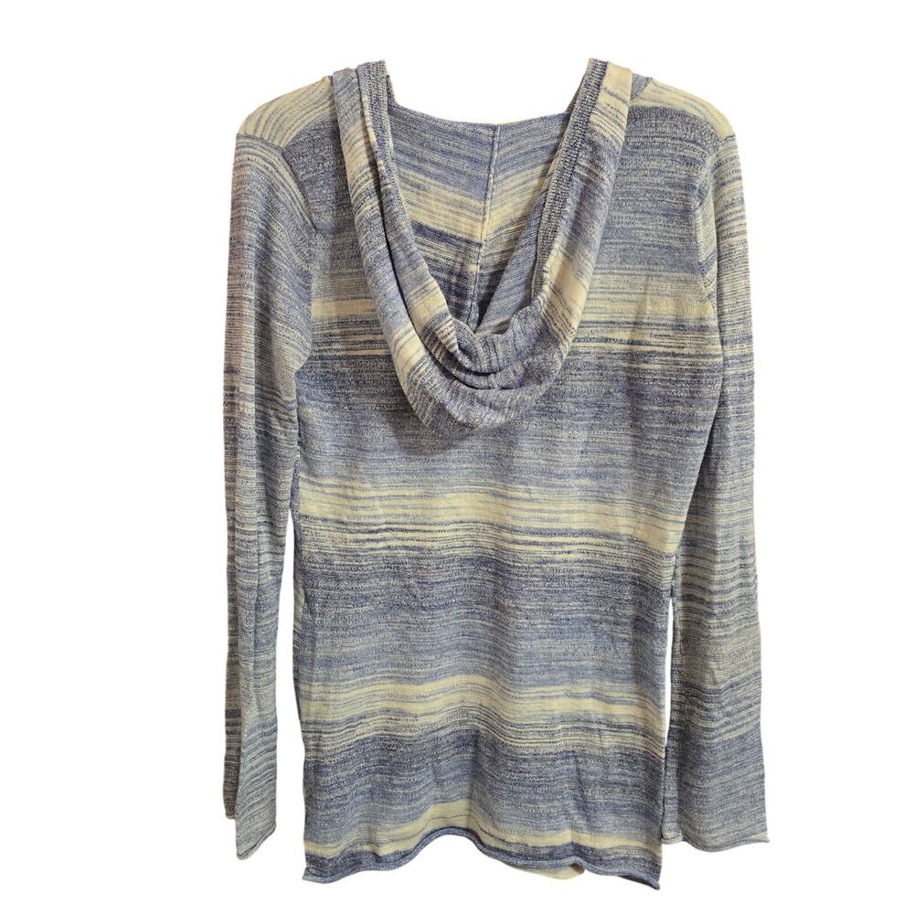 Prana Hooded V-Neck Sweater Size Large - Picture 2 of 4