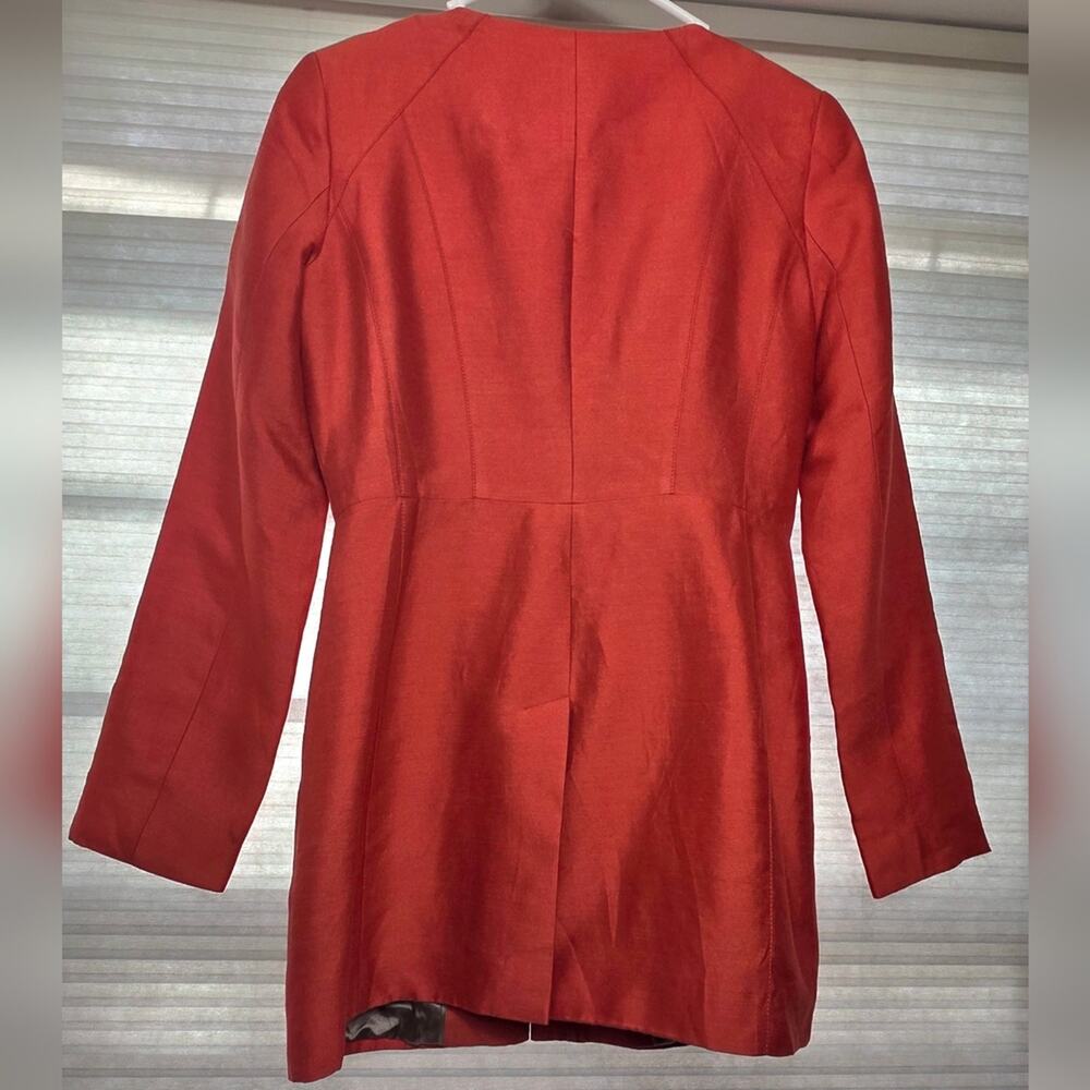 Banana Republic Vibrant Orange Zip-Up and Pockets Jacket - Picture 3 of 14