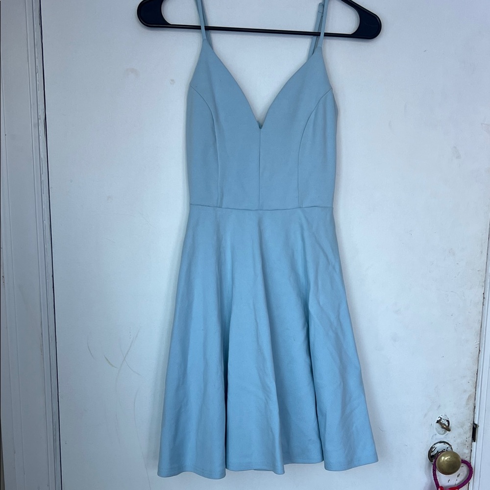 Light Blue Sleeveless Dress