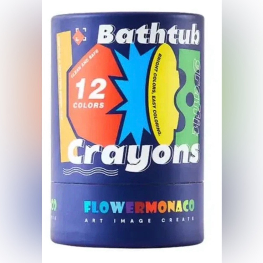 Bathtub Crayons - 12 Bright Colors