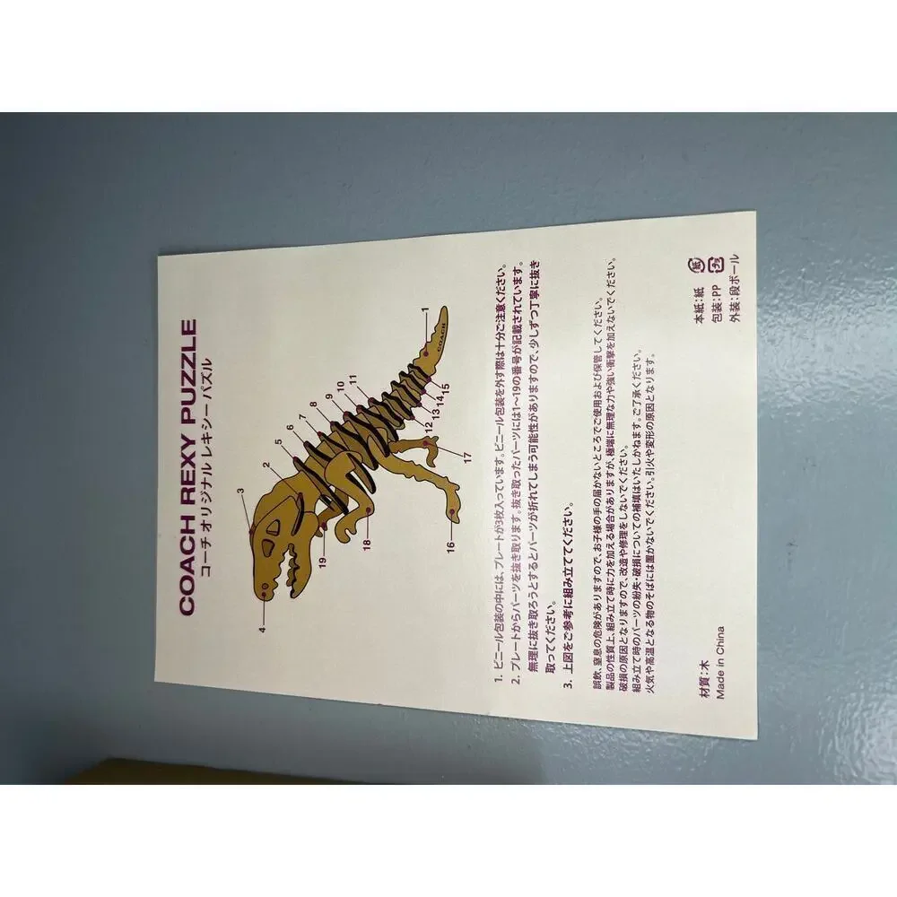Coach Rexy Puzzle - Picture 3 of 7