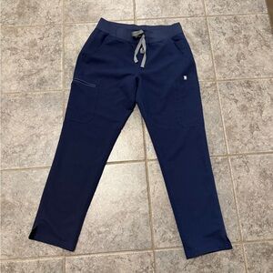 Figs Women's Navy Joggers with Gray Accents