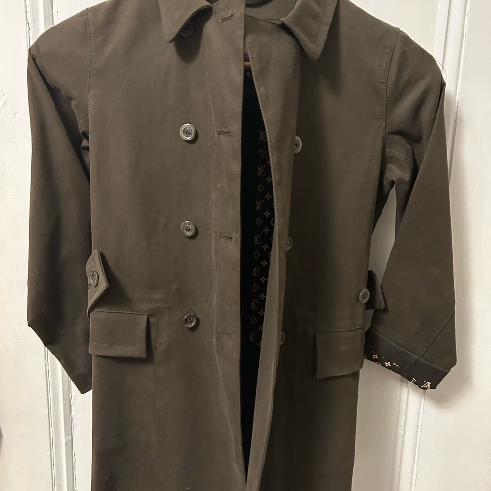 Louis Vuitton Brown Kids Raincoat