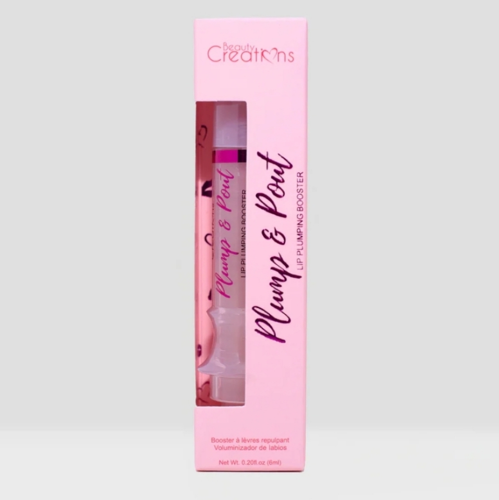 Beauty Creations Plump & Pout Lip Plumping Booster: Pink Lemonade, 6ml, NIB