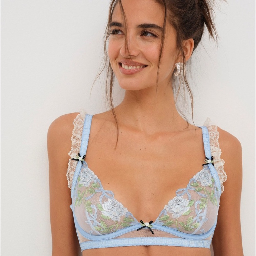 🍋For Love & Lemons Dawn underwire bra sz 38C NWT