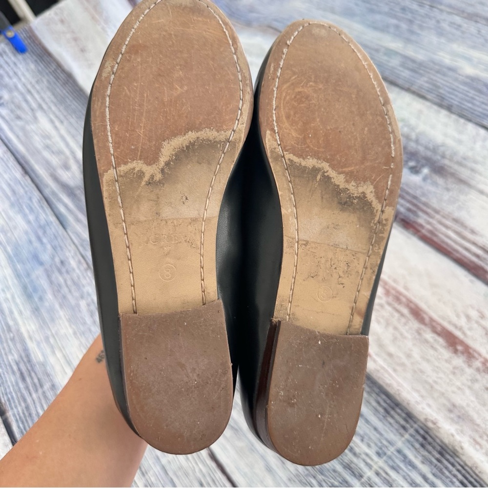 J. Crew Leopard Print Black Loafers - Picture 8 of 9
