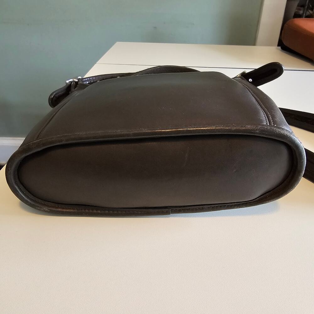 Vintage Coach Slim Duffle Sac Bag 9816 Leather Purse - Picture 8 of 13