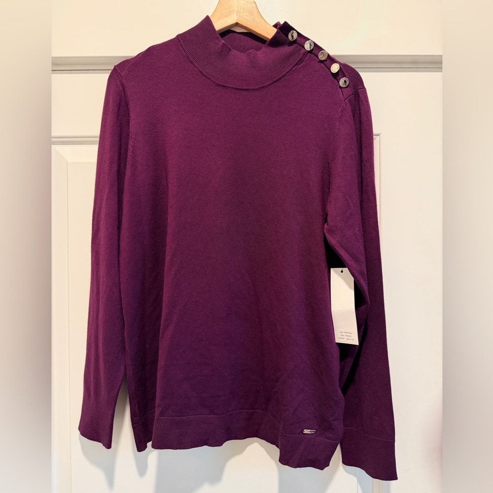 Calvin Klein Deep Purple Knitwear