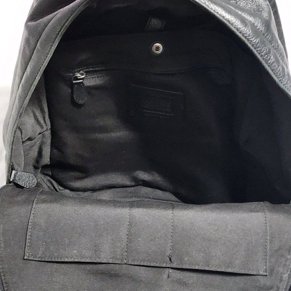 Coach Charles Leather Backpack Multicolor Camouflage - Picture 3 of 10
