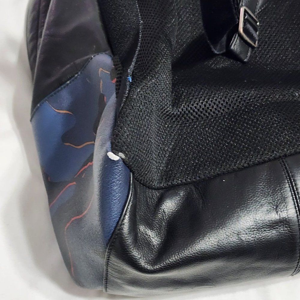 Coach Charles Leather Backpack Multicolor Camouflage - Picture 8 of 10