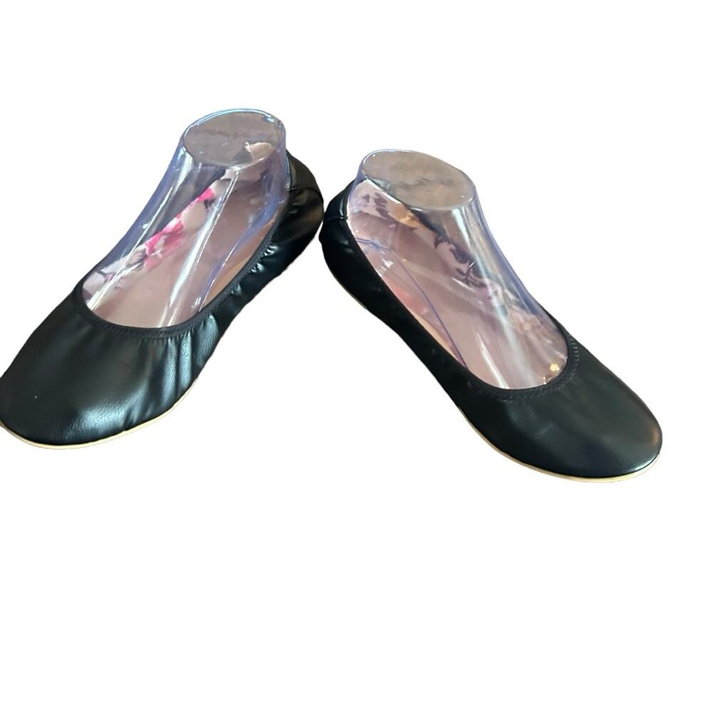 Journee Collection Lindy Classic Ballet Flats  Black Elastic Topline NEW  Size 9