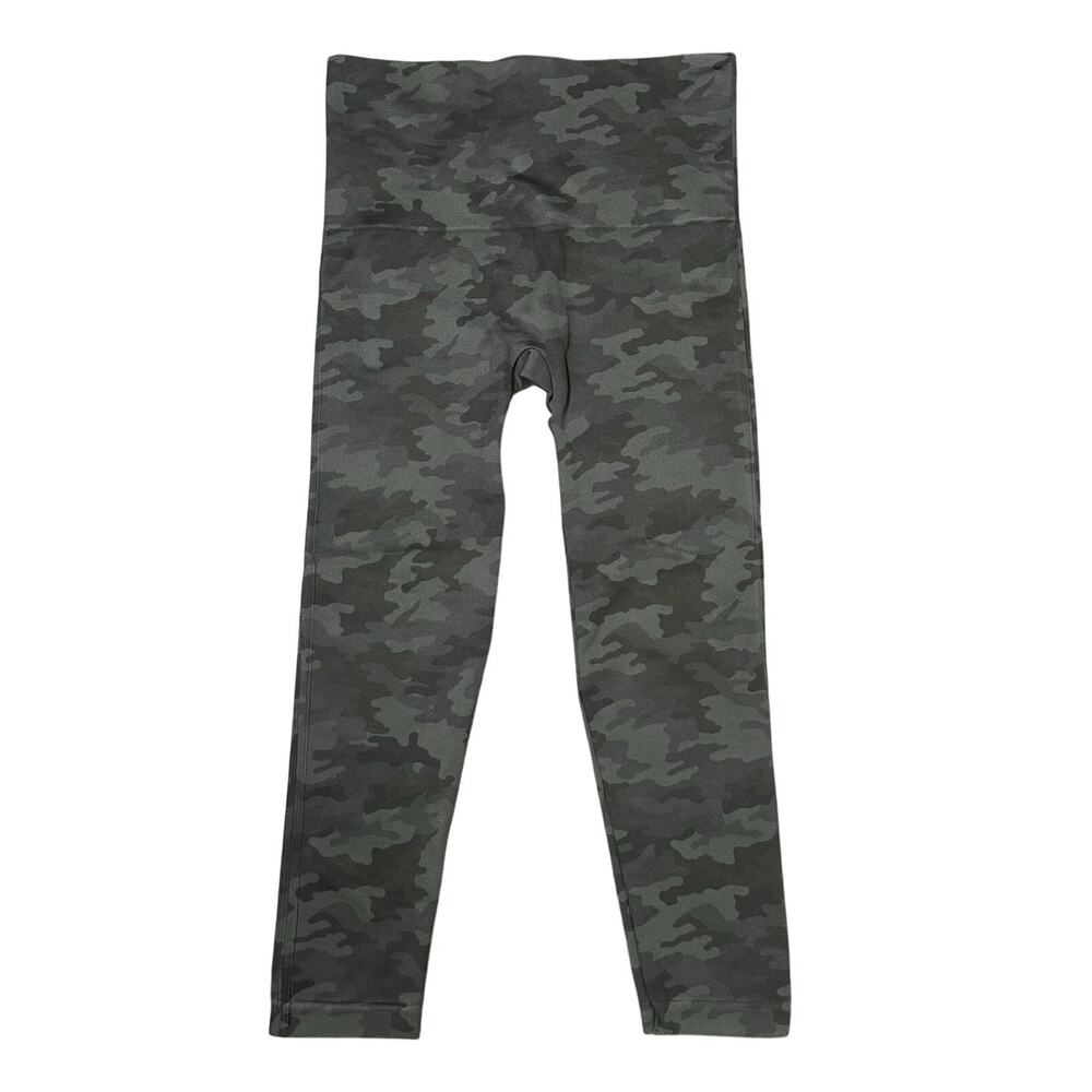 Spanx Green Camo Seamless Leggings